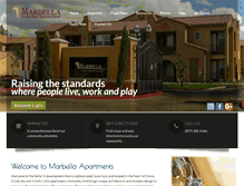 Tablet Screenshot of livingatmarbella.com